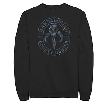 Big & Tall Star Wars The Mandalorian Bounty Hunter Stamp Sweatshirt