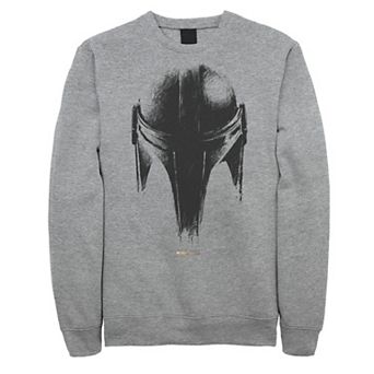 Big & Tall Star Wars The Mandalorian Metallic Helmet Sweatshirt