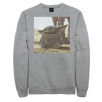 Big & Tall Star Wars The Mandalorian The Child Photograph Sweatshirt