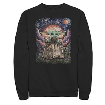 Big & Tall Star Wars The Child Starry Night Sweatshirt