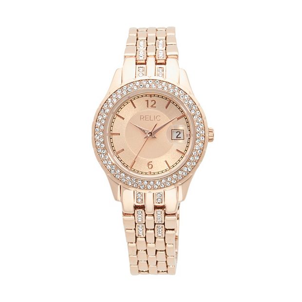 Relic rose 2025 gold watch