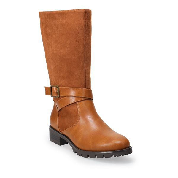 croft and barrow black boots