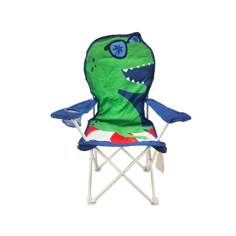 Kids Dinosaur Folding Camp Chair, Green
