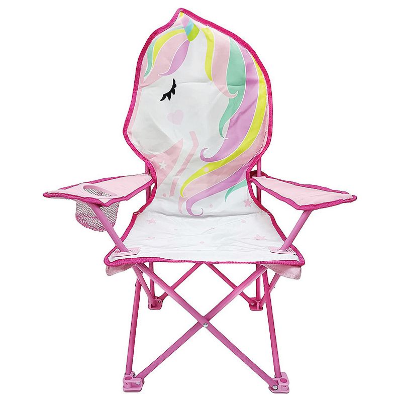 Unicorn Folding Camp Chair, Multicolor