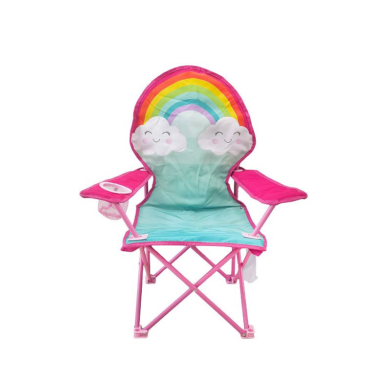 Rainbow Folding Camp Chair, Multicolor