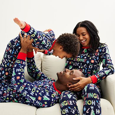 Boys 4-20 Jammies For Your Families® Get Your Jingle On Microfleece Top and Bottoms Pajama Set