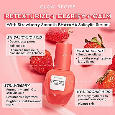 Strawberry Smooth BHA + AHA Salicylic Acid Serum