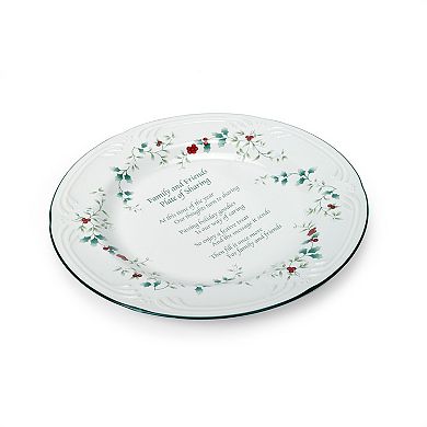 Pfaltzgraff Winterberry ''Friends and Family'' Serving Plate