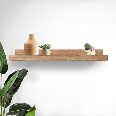 Sonoma Goods For Life Brown Single Ledge Shelf Wall Decor