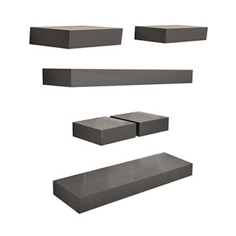 Sonoma Goods For Life® Black Finish Ledge Shelf Wall Decor 6 pc Set