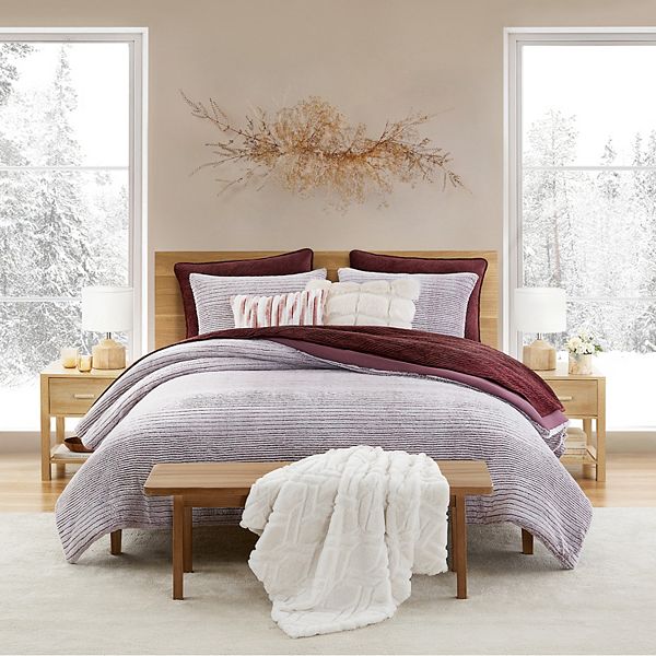 Koolaburra by UGG Sonele Faux Fur Comforter Set with Shams