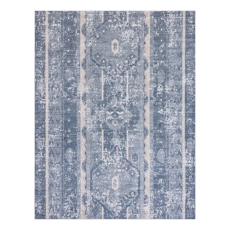 Unique Loom Depoe Portland Rug, Blue, 8X10 Ft