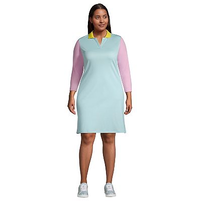 Plus Size Lands End Supima Cotton Polo Dress