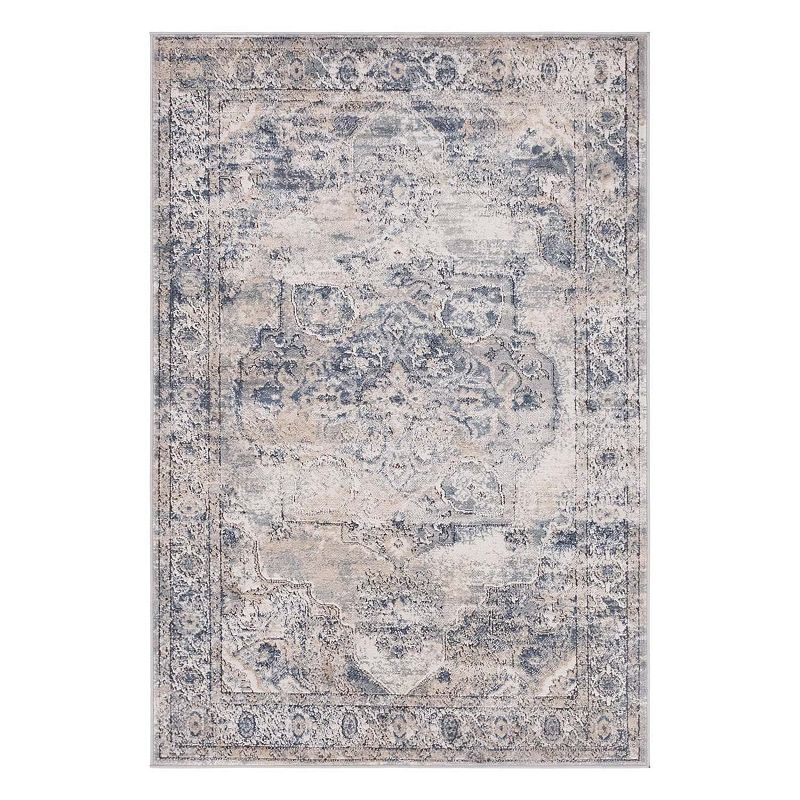 Unique Loom Canby Portland Rug, Beig/Green, 8Ft Sq