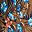 Navy Tropic Palm