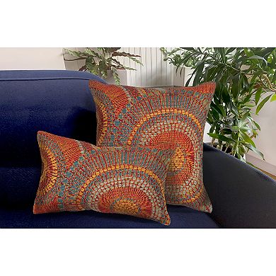 Liora Manne Marina Circles Indoor Outdoor Pillow