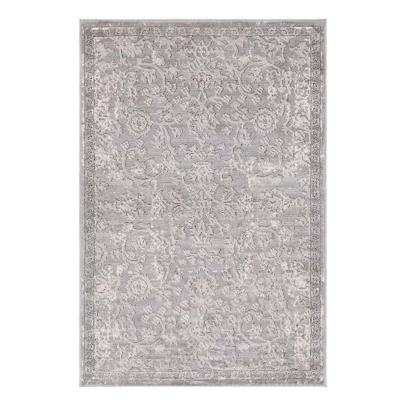 Unique Loom Albany Portland Rug, Grey, 7Ft Rnd