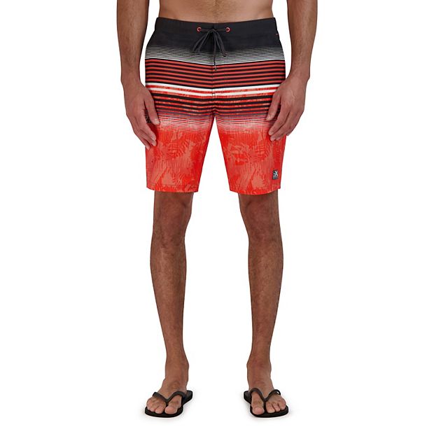 ZeroXposur Boys Striped Algae Swim Shorts S-8, & M 10-12 Y50490 NWT