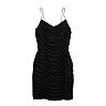 Juniors' Almost Famous Ruched Bodycon Dress