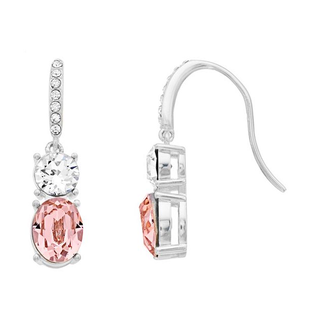 Kohls hot sale crystal earrings