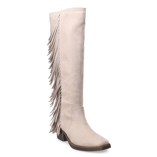 Kohls on sale fringe boots