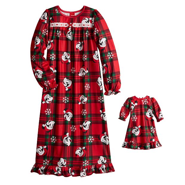 Disney's Mickey Mouse Girls 4-10 Jammies For Your Families