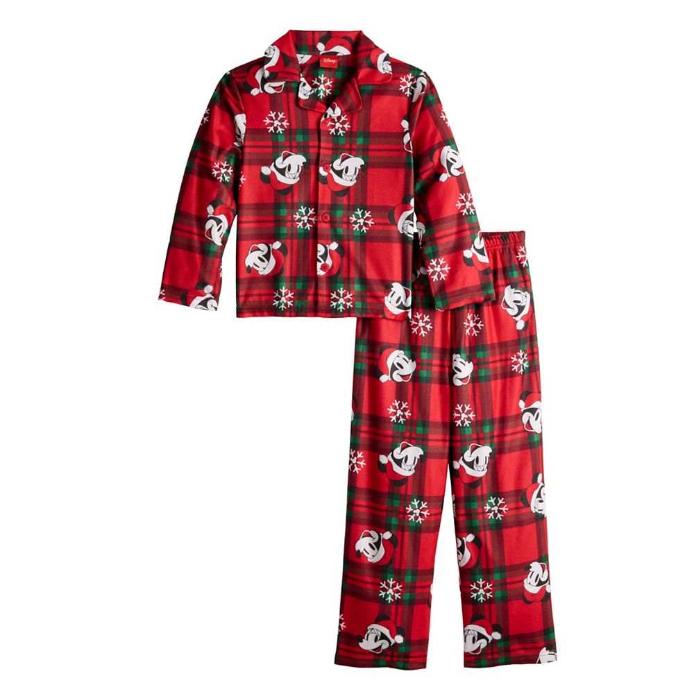 Disney's Mickey Mouse Boys 4-12 Jammies For Your Families® "Holiday ...