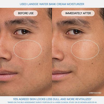 LANEIGE Water Bank Blue Hyaluronic Cream Moisturizer for Moisture Barrier Repair
