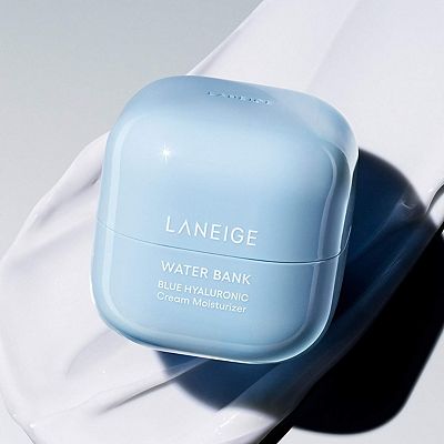 LANEIGE Water Bank Blue Hyaluronic Cream Moisturizer for Moisture Barrier Repair