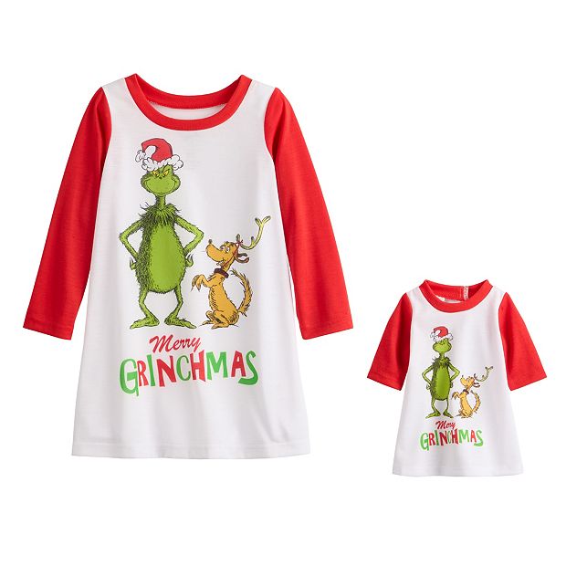 Grinch girls online pjs