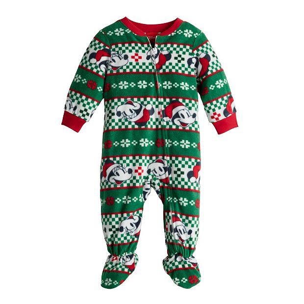 Disney's Mickey Mouse Baby Jammies For Your Families® Holiday Party  Mickey Footed Pajamas