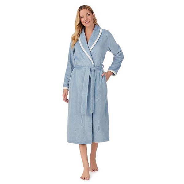 Women's Stan Herman Dimple Plush Wrap Robe