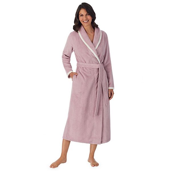 Women's Stan Herman Dimple Plush Wrap Robe