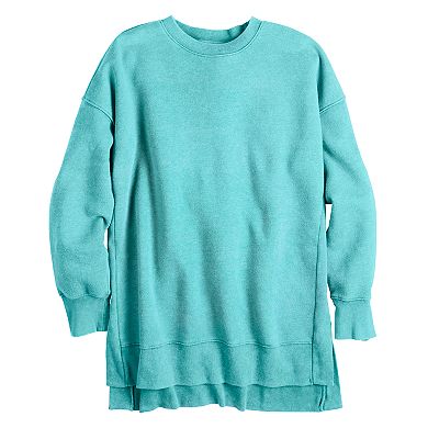 Juniors' SO® Oversized Weekend Tunic Pullover