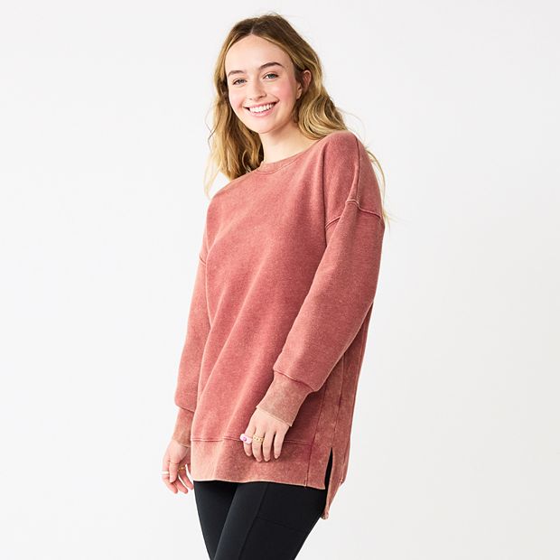 Juniors SO Oversized Weekend Tunic Pullover