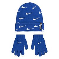 Nike Boys 8-20 Swoosh Repeat Beanie & Gloves Set Deals