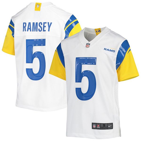 NFL Los Angeles Rams (Jalen Ramsey) Men's Game Football Jersey.