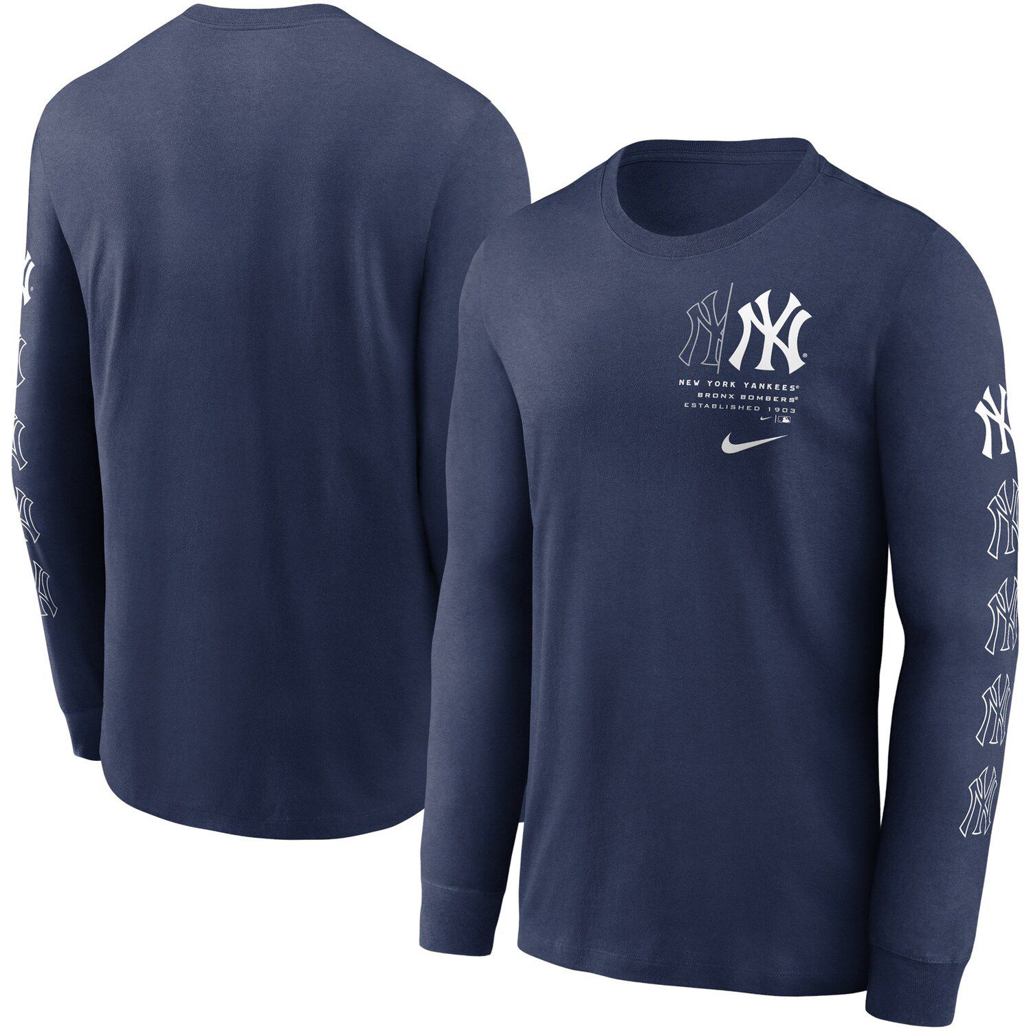 mens yankees long sleeve t shirt