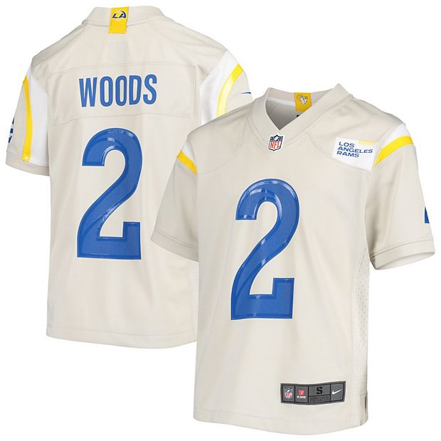 Men's Nike Robert Woods Bone Los Angeles Rams Game Jersey