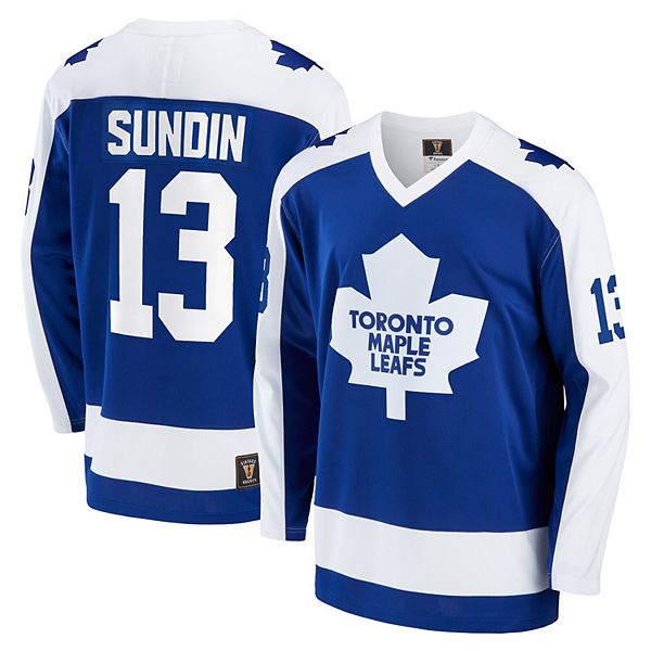 Men s Fanatics Branded Mats Sundin Blue Toronto Maple Leafs