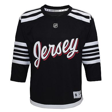 Youth Black New Jersey Devils 2021/22 Alternate Replica Jersey