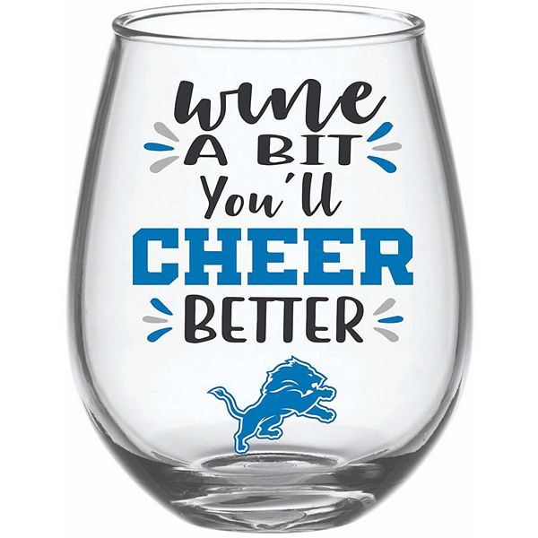 Detroit Lions Boelter Brands 16oz Stemless Wine Glass Set - 2 Pack -  Detroit City Sports