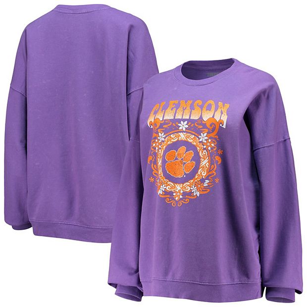 Purple clemson sweatshirt hot sale