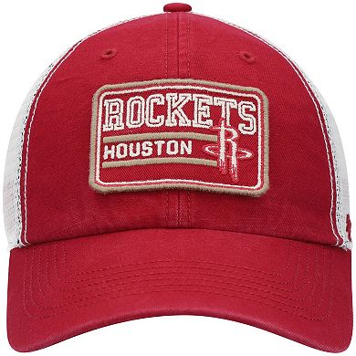 Men's '47 Red Houston Rockets Off Ramp Trucker Snapback Hat