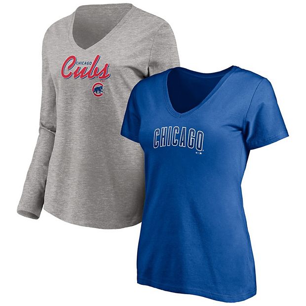 Women's Concepts Sport Royal Chicago Cubs Plus Size Jersey Tank