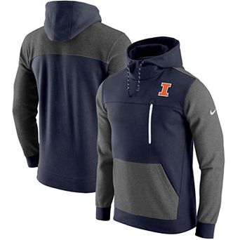 Men's Nike Navy Illinois Fighting Illini AV-15 2.0 Pullover Hoodie