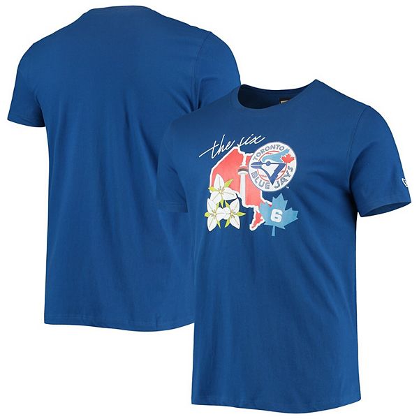 Men s New Era Royal Toronto Blue Jays City Cluster T Shirt