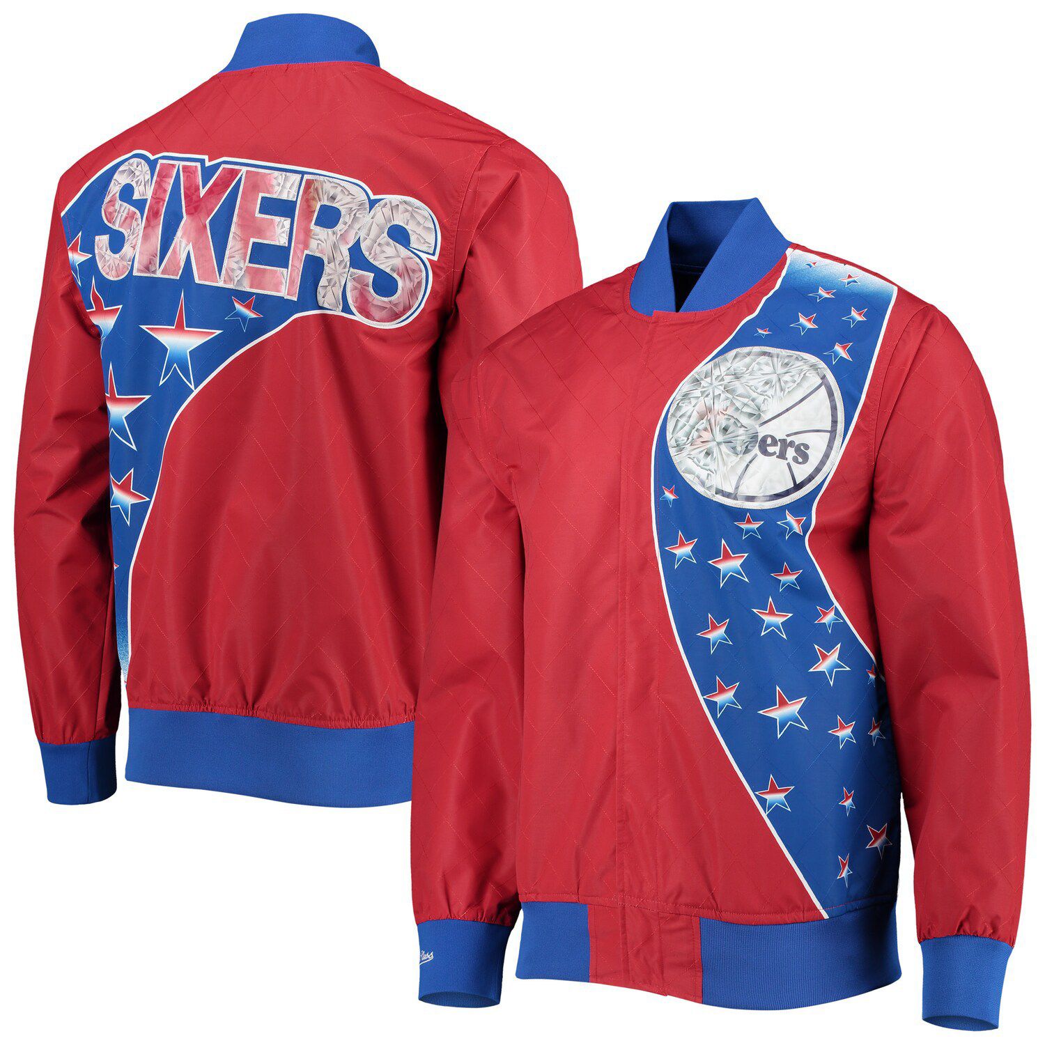 Men's Mitchell & Ness Magic Johnson Navy USA Basketball 1992 Dream Team Authentic Warm-Up Jacket