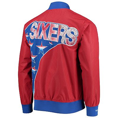 Men's Philadelphia 76ers Red Mitchell & Ness Hardwood Classics