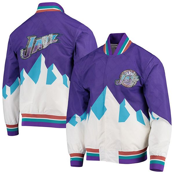 Men's Utah Jazz Purple Mitchell & Ness Hardwood Classics 75th ...